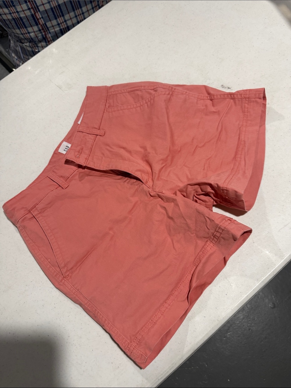 GAP Women's Coral Pink Bermuda Shorts